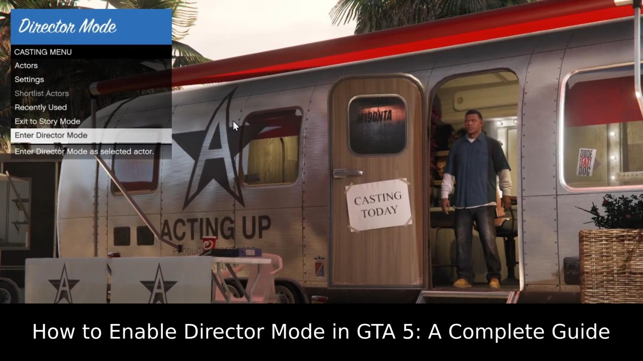 How to Enable Director Mode in GTA 5: A Complete Guide